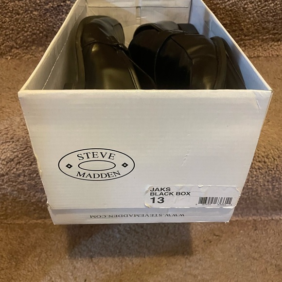 Mens black Steve Madden dress shoe - Picture 7 of 7